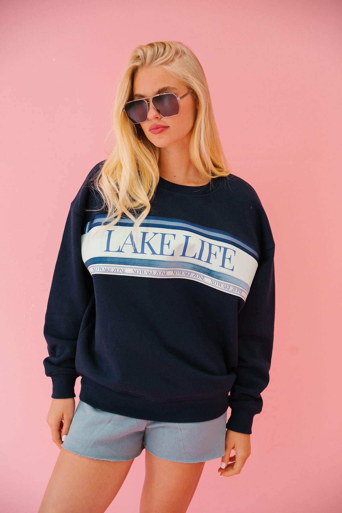 LAKE LIFE NAVY PULLOVER Pullover Judith March