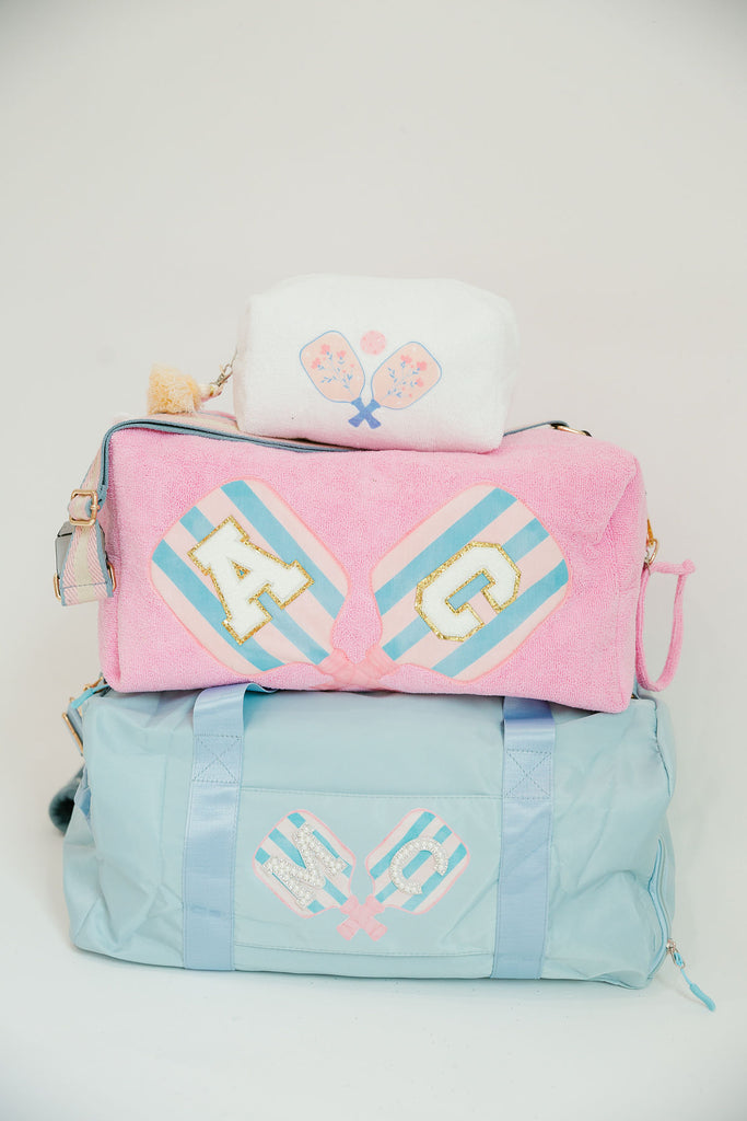 DOUBLE HIT WHITE SMALL TERRY BAG BAG Judith March   
