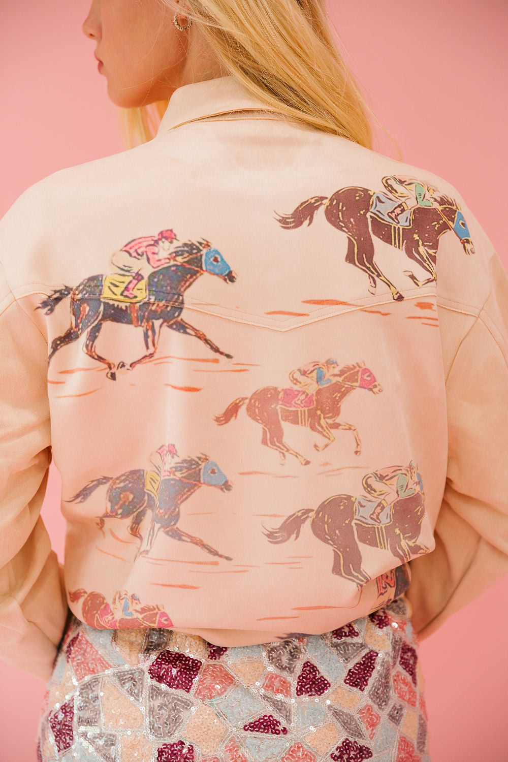 WIN THE RACE SUEDE JACKET JACKET Judith March