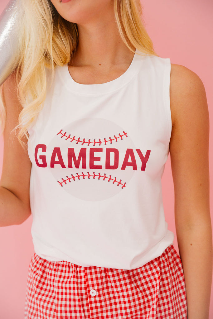 BASEBALL GAMEDAY TANK TANK Judith March