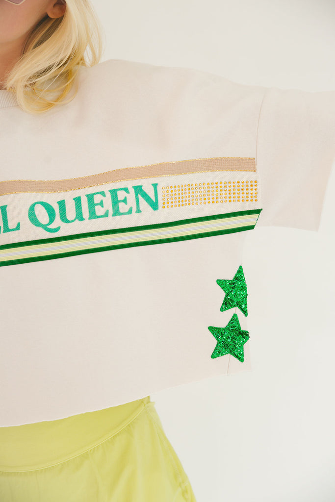 PICKLEBALL QUEEN SHORT SLEEVE TOP TEE Judith March