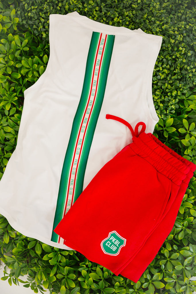 PICKLEBALL CLUB WHITE TANK TANK Judith March