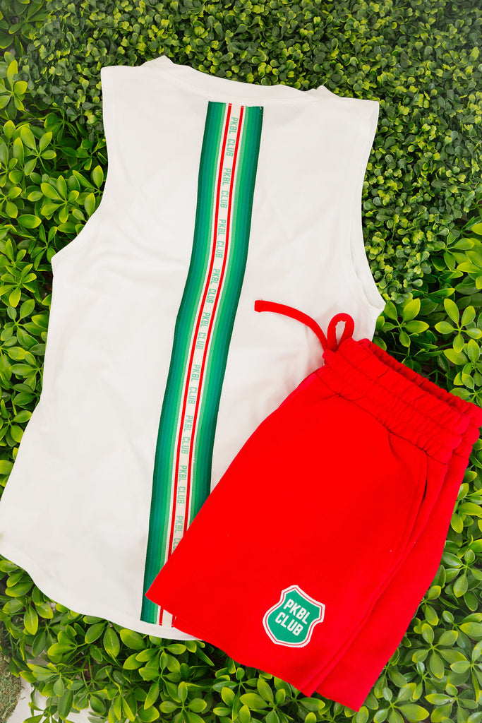 PICKLEBALL CLUB RED SHORTS SHORTS Judith March