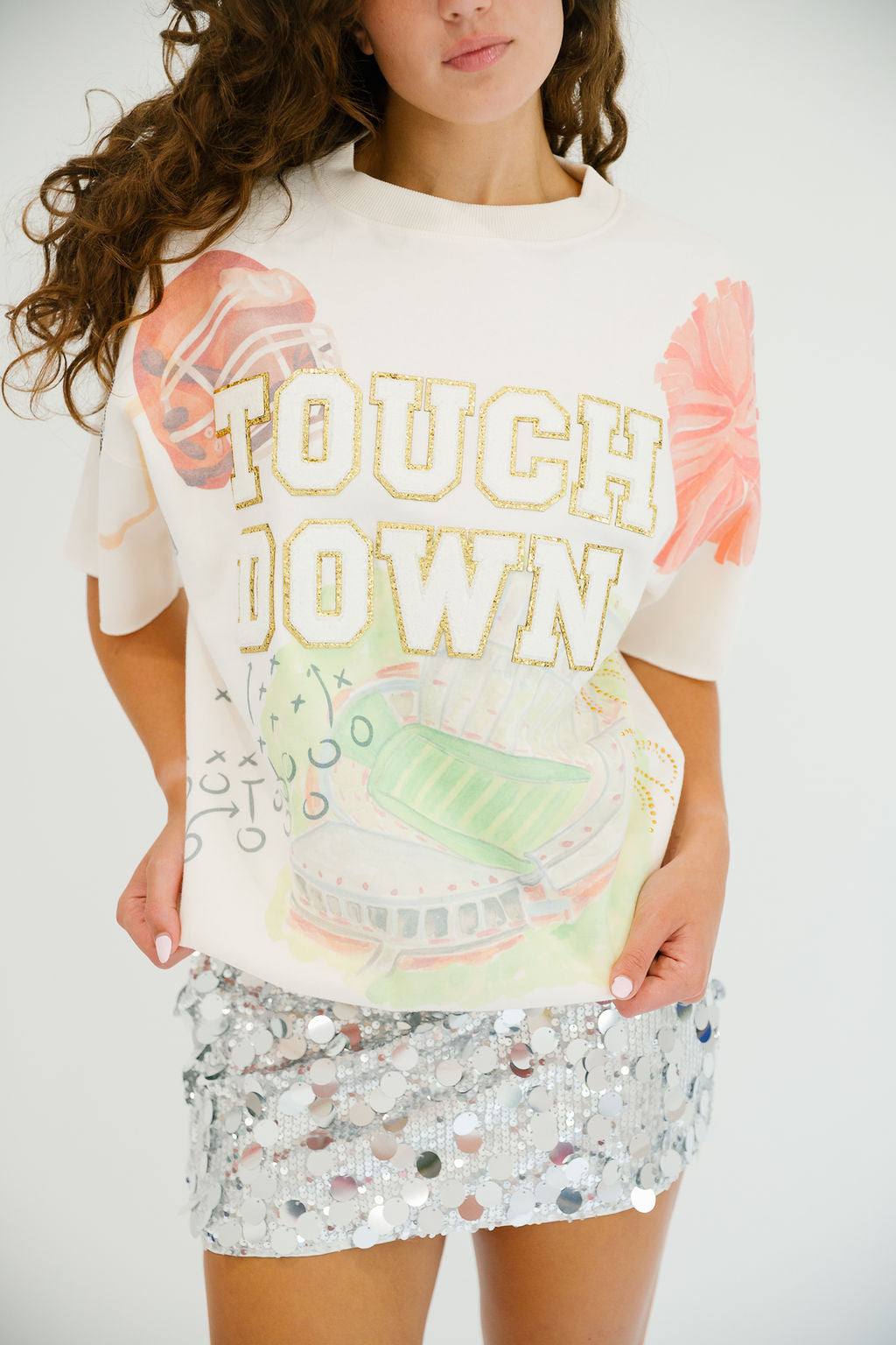 TOUCHDOWN STADIUM SLEEVELESS PULLOVER (PRE-ORDER) PULLOVER Judith March