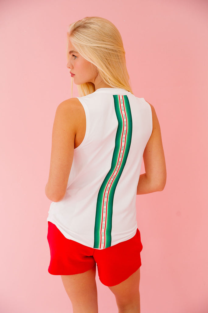 PICKLEBALL CLUB WHITE TANK TANK Judith March