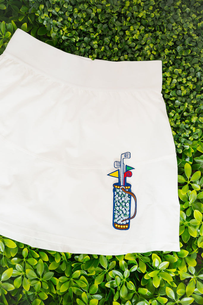 CLUB GIRL WHITE ATHLETIC SKIRT SKIRT Judith March   