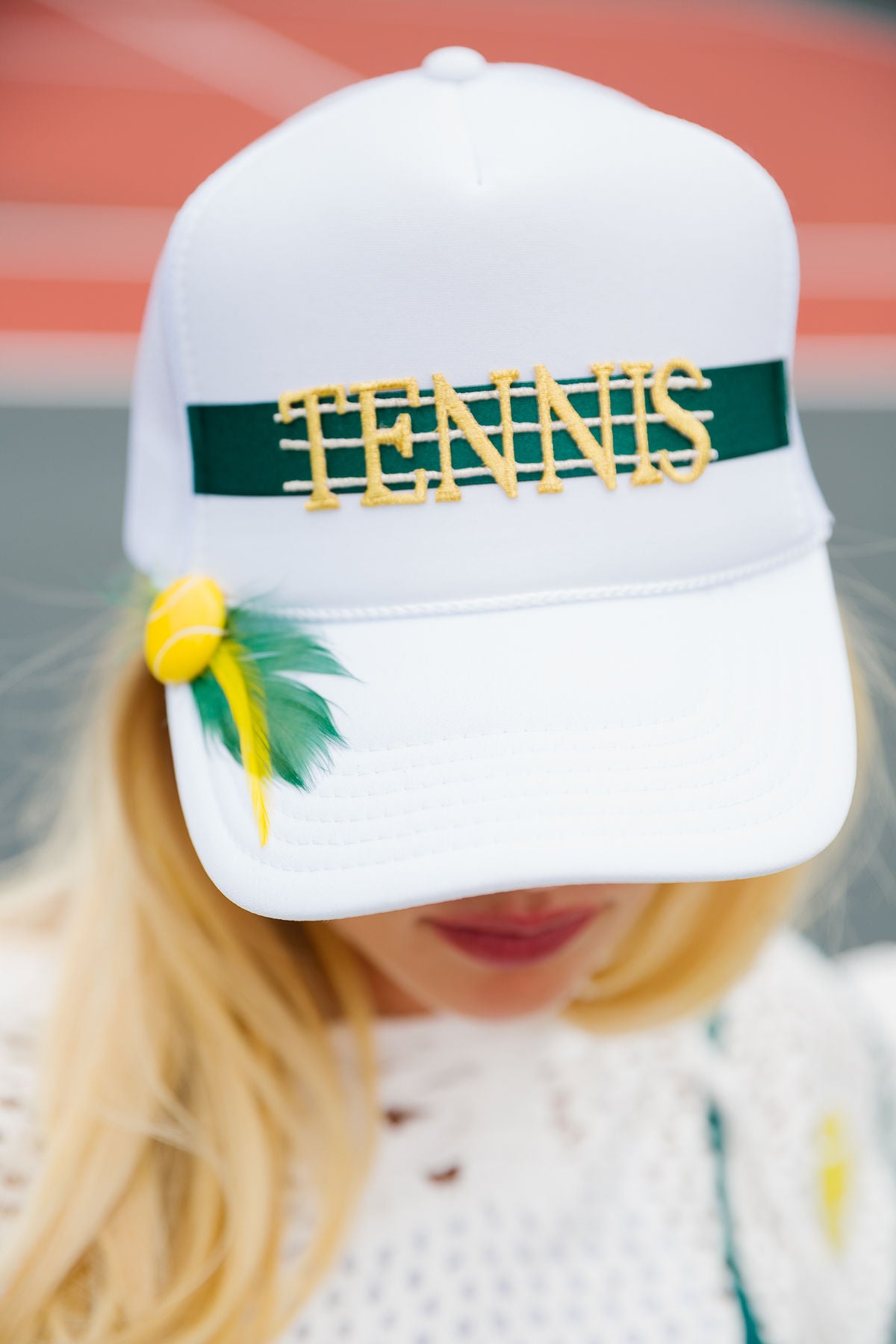 TENNIS CLUB TRUCKER HAT HAT Judith March   