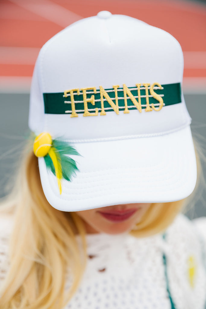 TENNIS CLUB TRUCKER HAT HAT Judith March   