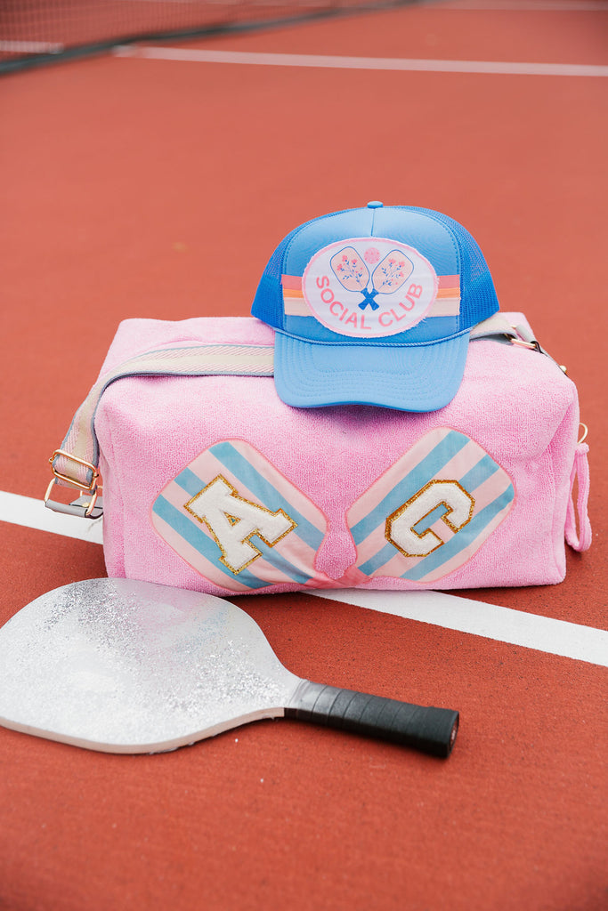 CUSTOM PINK PICKLEBALL BAG W/STRAP BAG Judith March   