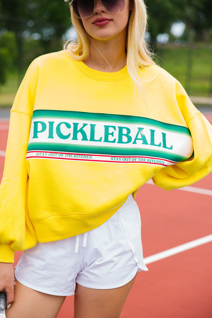 RETRO PICKLEBALL PULLOVER PULLOVER Judith March   