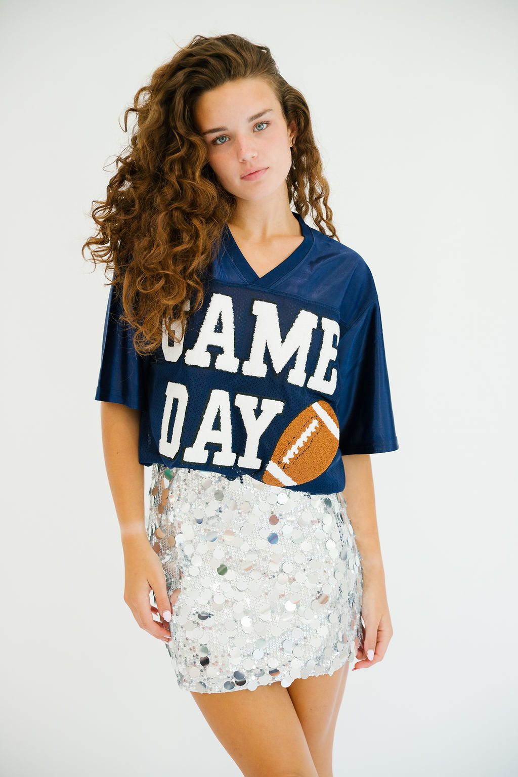 GAMEDAY FOOTBALL NAVY JERSEY (PRE-ORDER) jersey Judith March