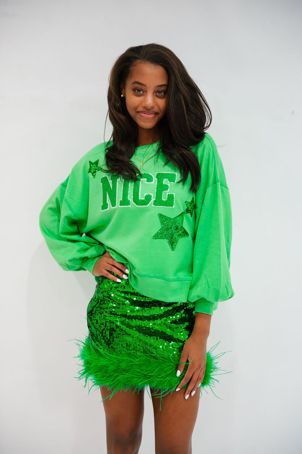 NAUGHTY OR NICE PULLOVERS PULLOVER Judith March