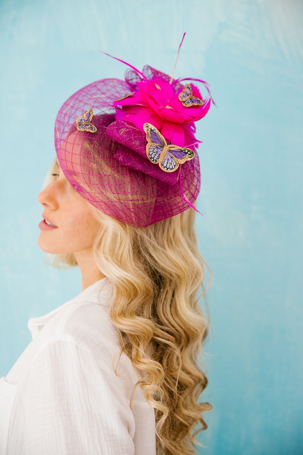 BUTTERFLY BALLAD FASCINATOR FASCINATOR Judith March