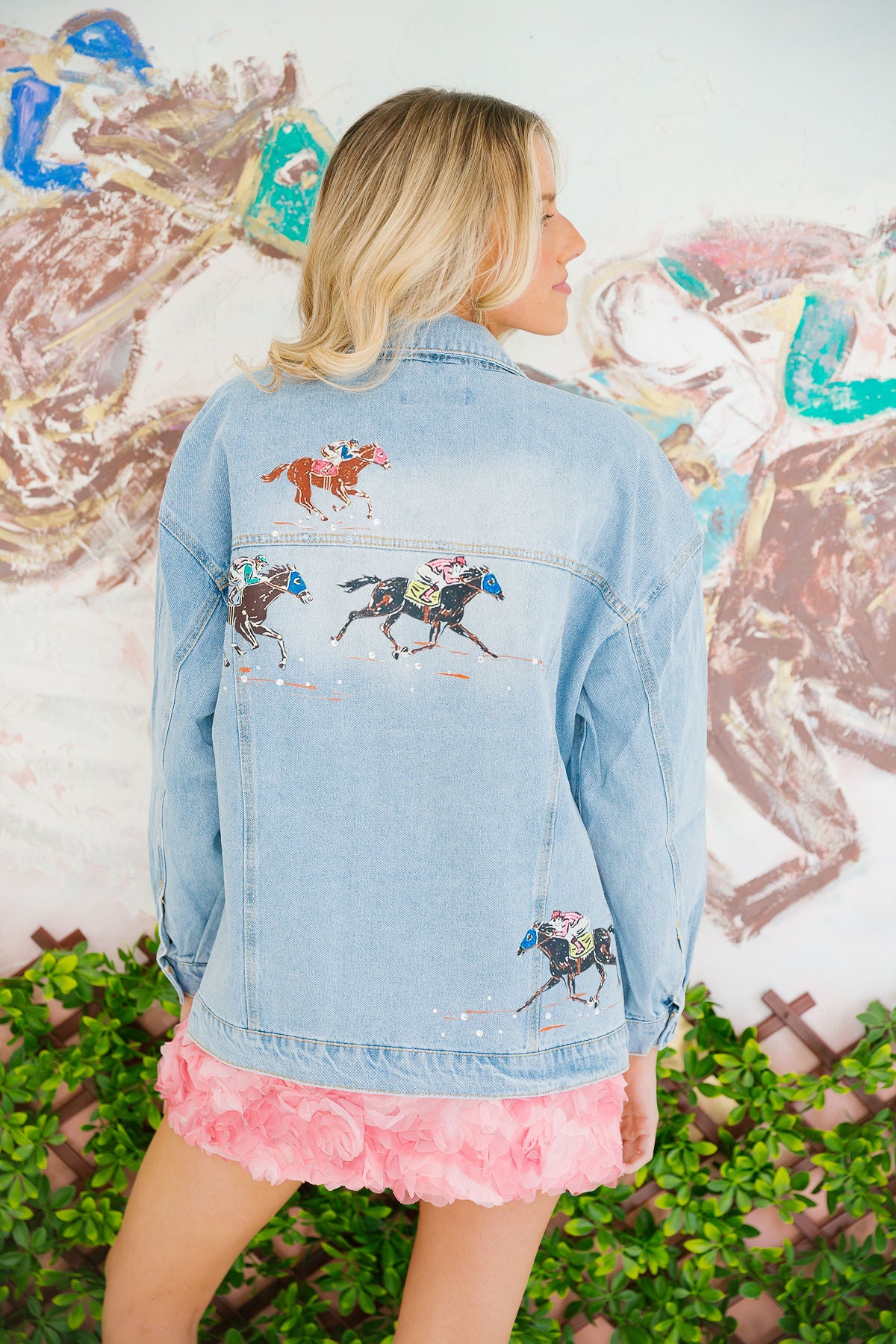 RACE SEASON DENIM JACKET JACKET Judith March