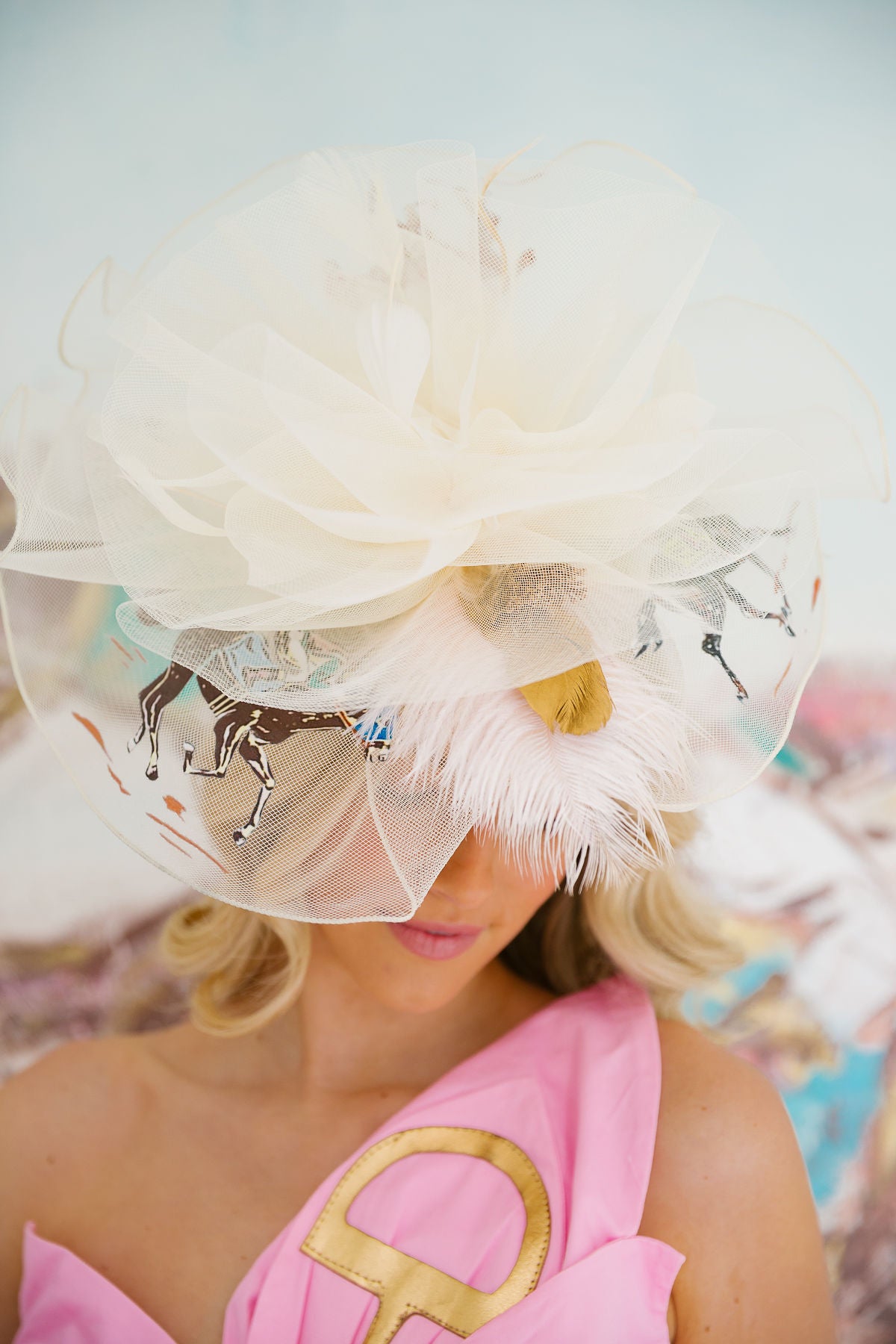 RACE SEASON FASCINATOR FASCINATOR Judith March