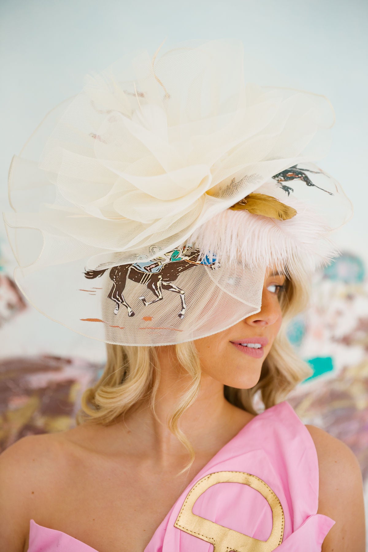 RACE SEASON FASCINATOR FASCINATOR Judith March