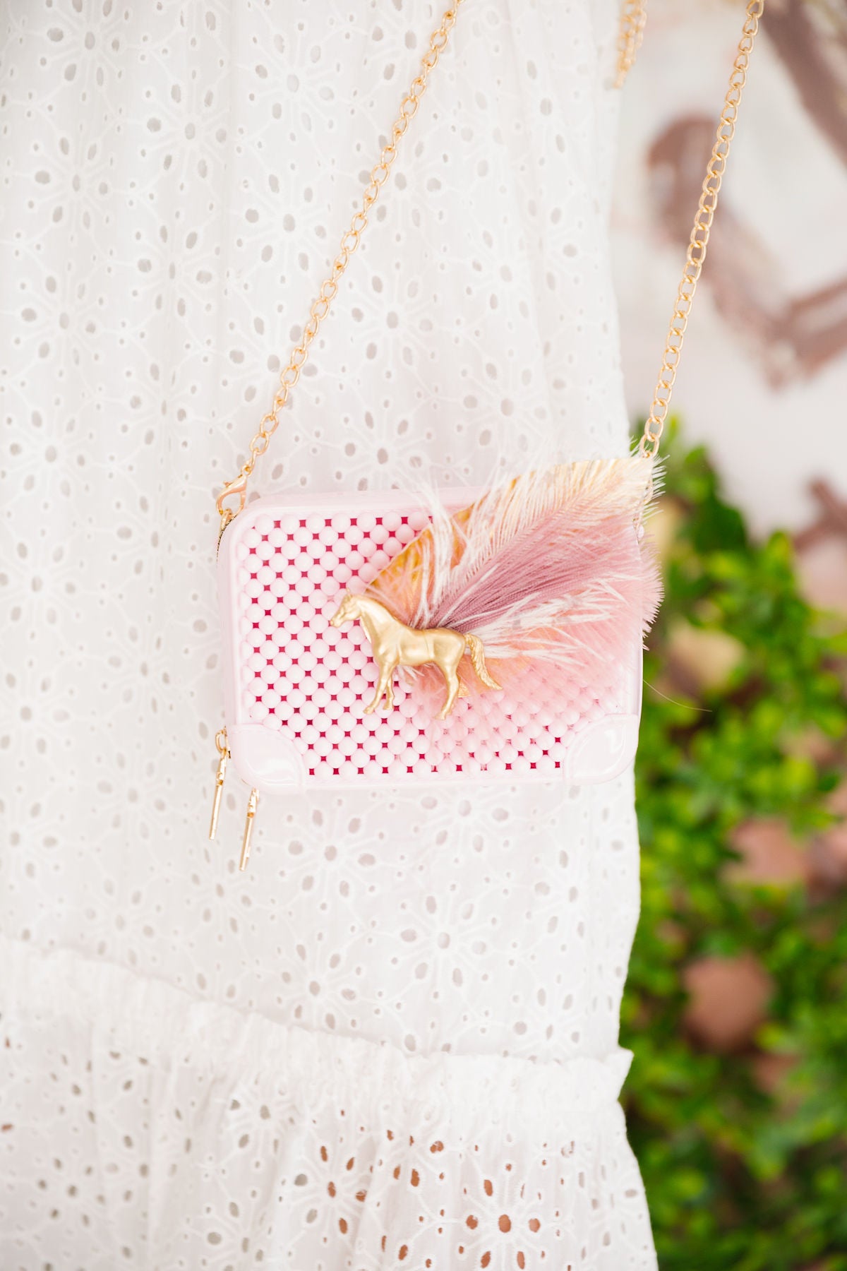 HIGH STAKES PINK PURSE PURSE Judith March