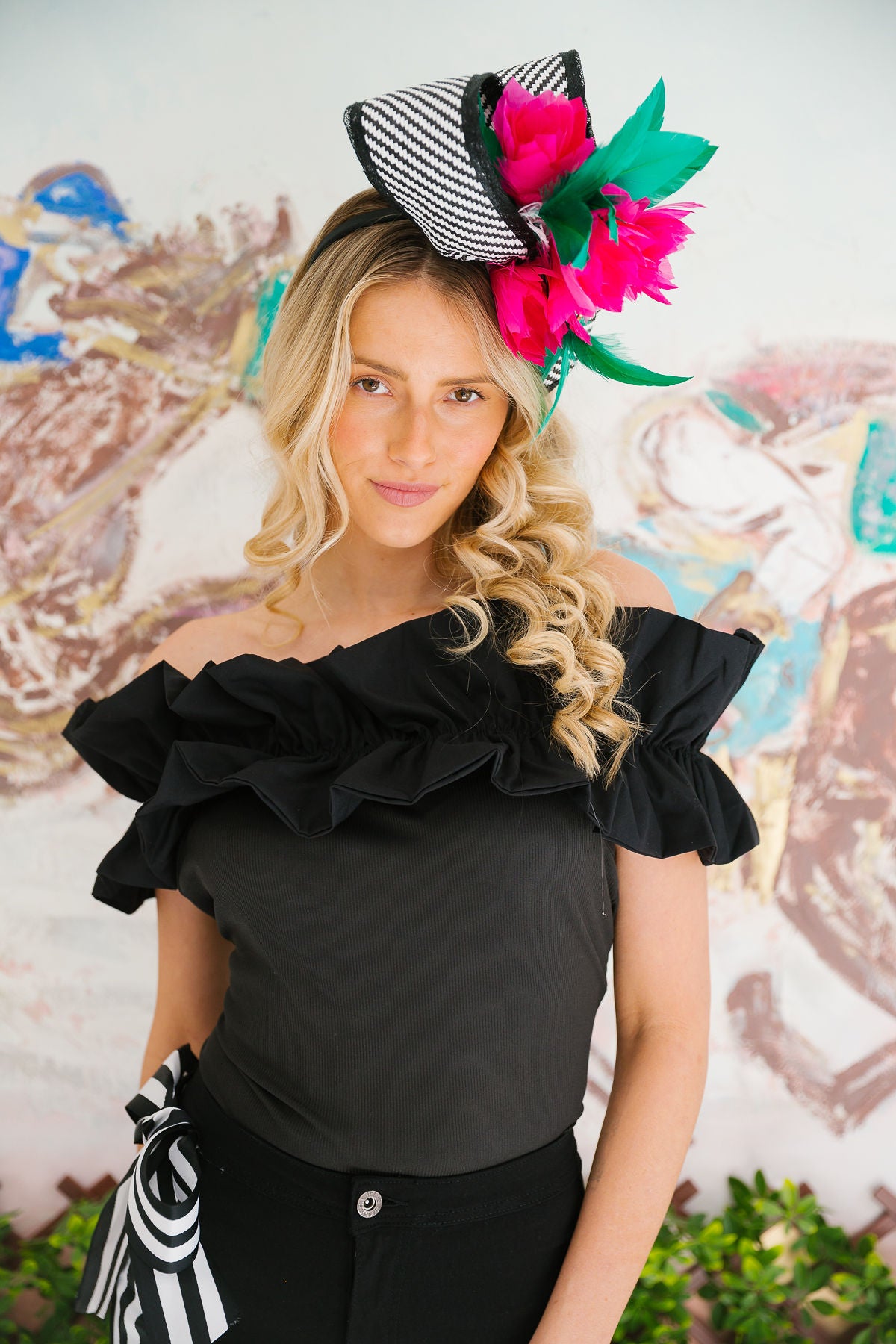 PADDOCK PARTY FASCINATOR FASCINATOR Judith March