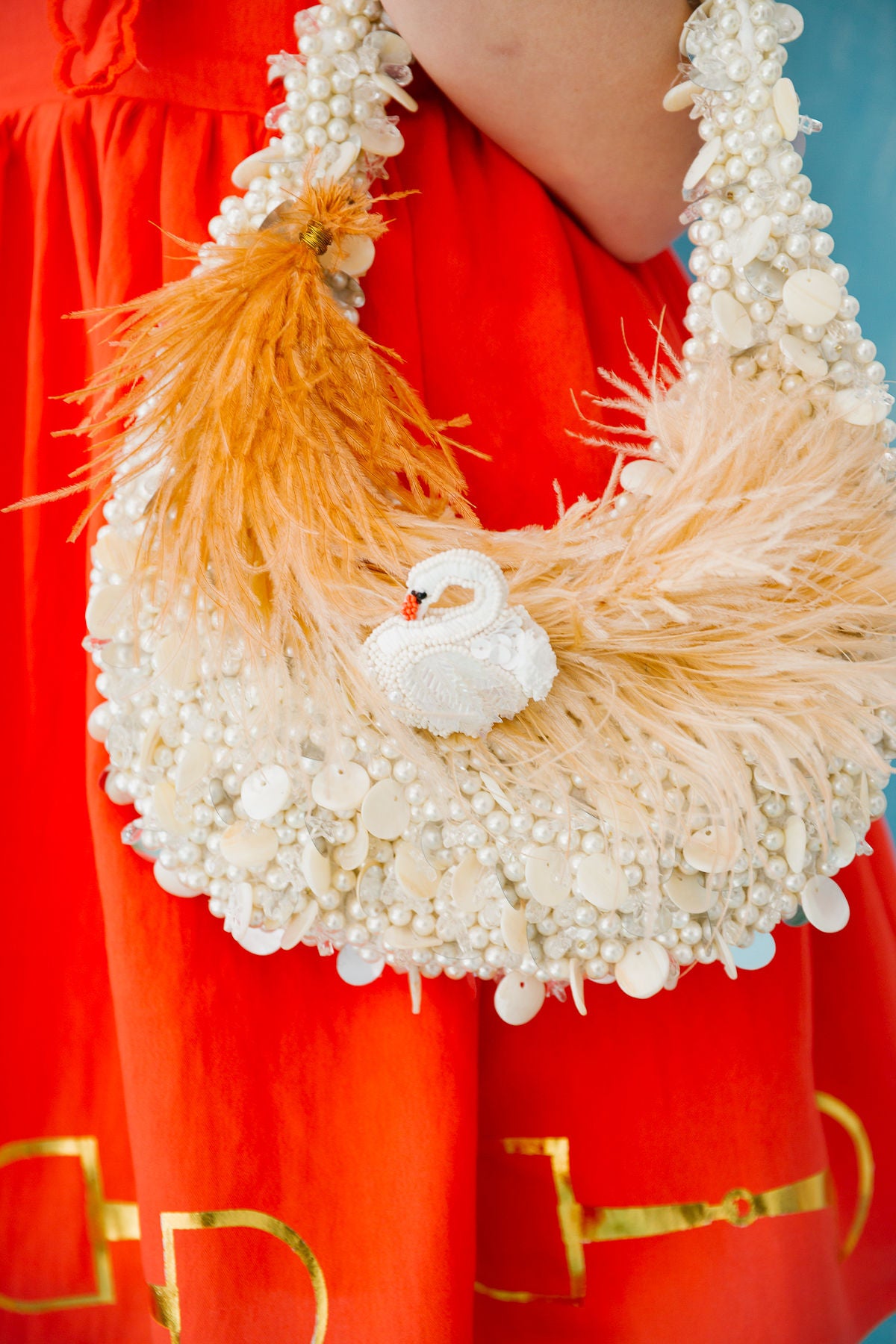 SWAN LAKE PEARL PURSE PURSE Judith March