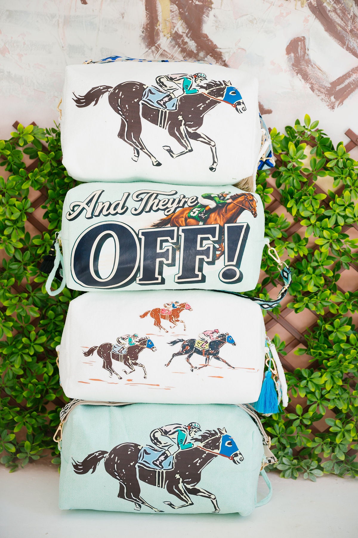 AND THEY'RE OFF LARGE TERRY BAGS BAG Judith March