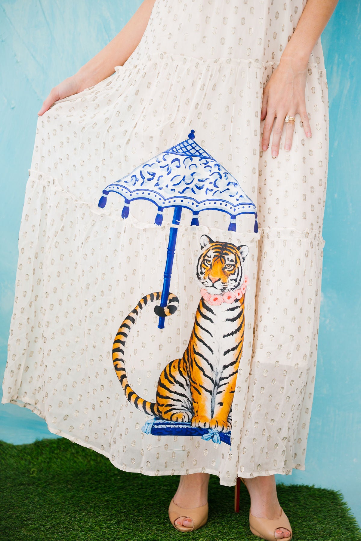 COASTAL TIGER MAXI DRESS DRESS Judith March