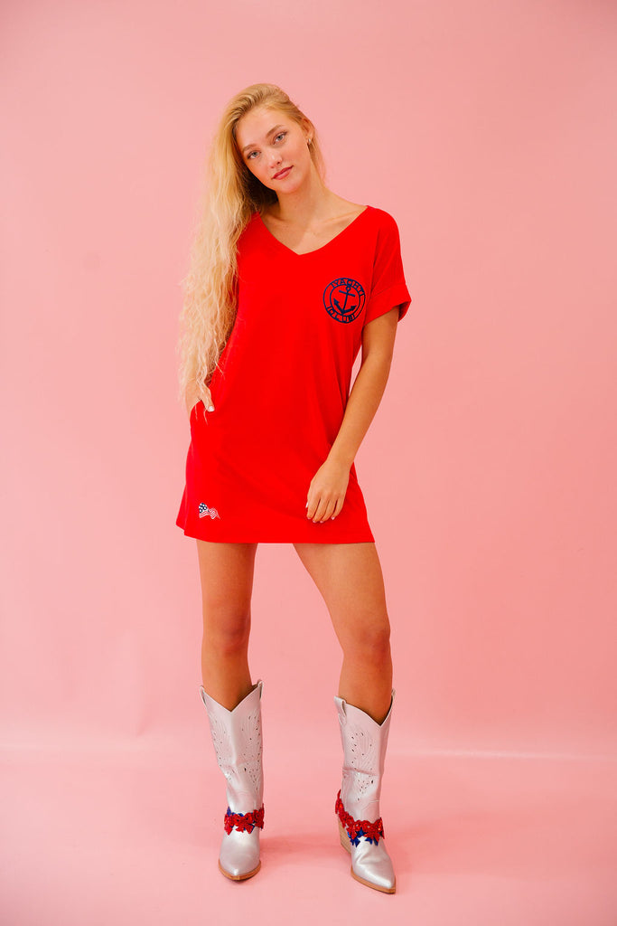 AMERICAN YACHT CLUB COVERUP WITH POCKETS DRESS Judith March