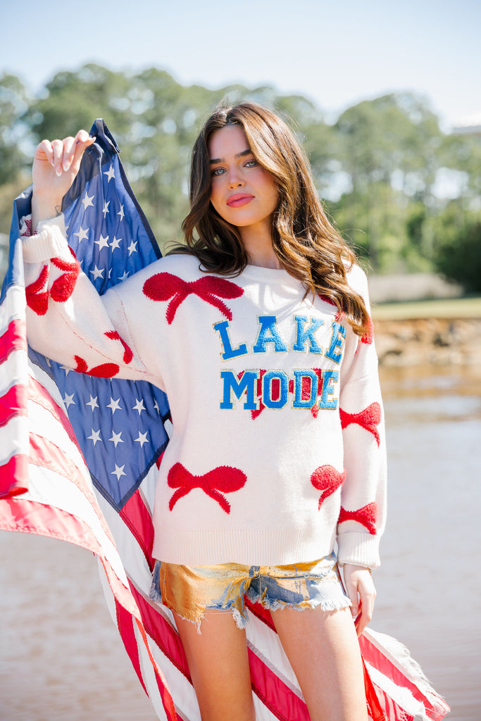 LAKE MODE BOW SWEATER SWEATER Judith March