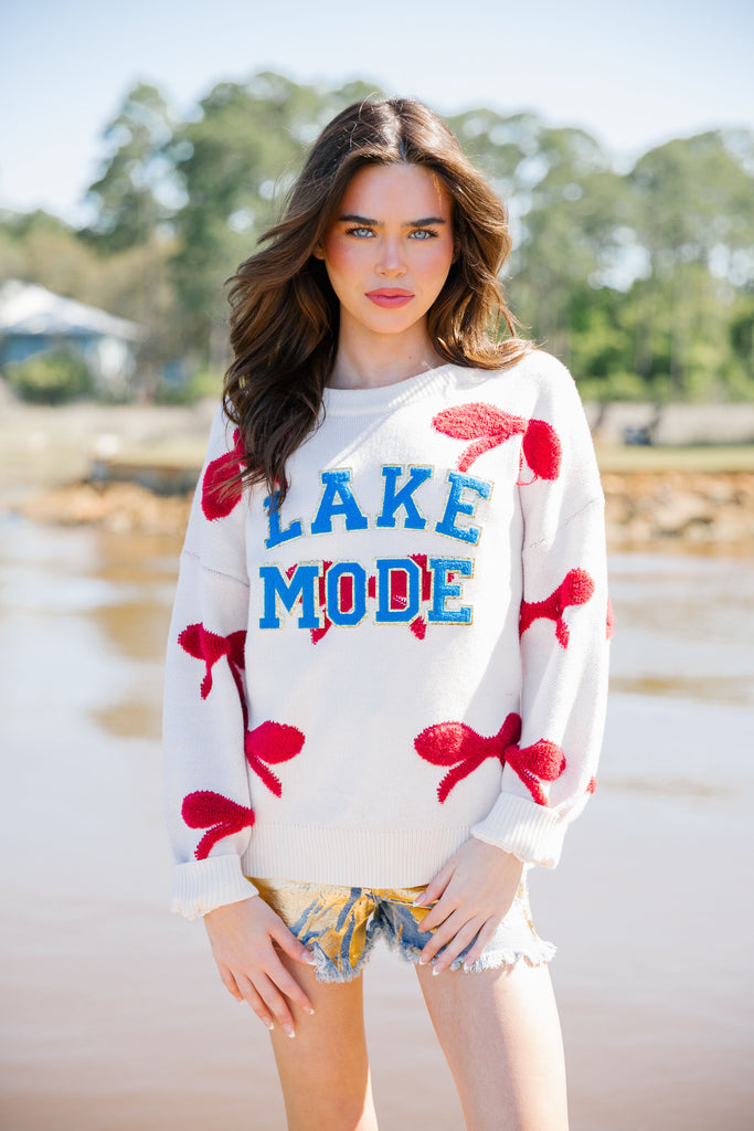 LAKE MODE BOW SWEATER SWEATER Judith March
