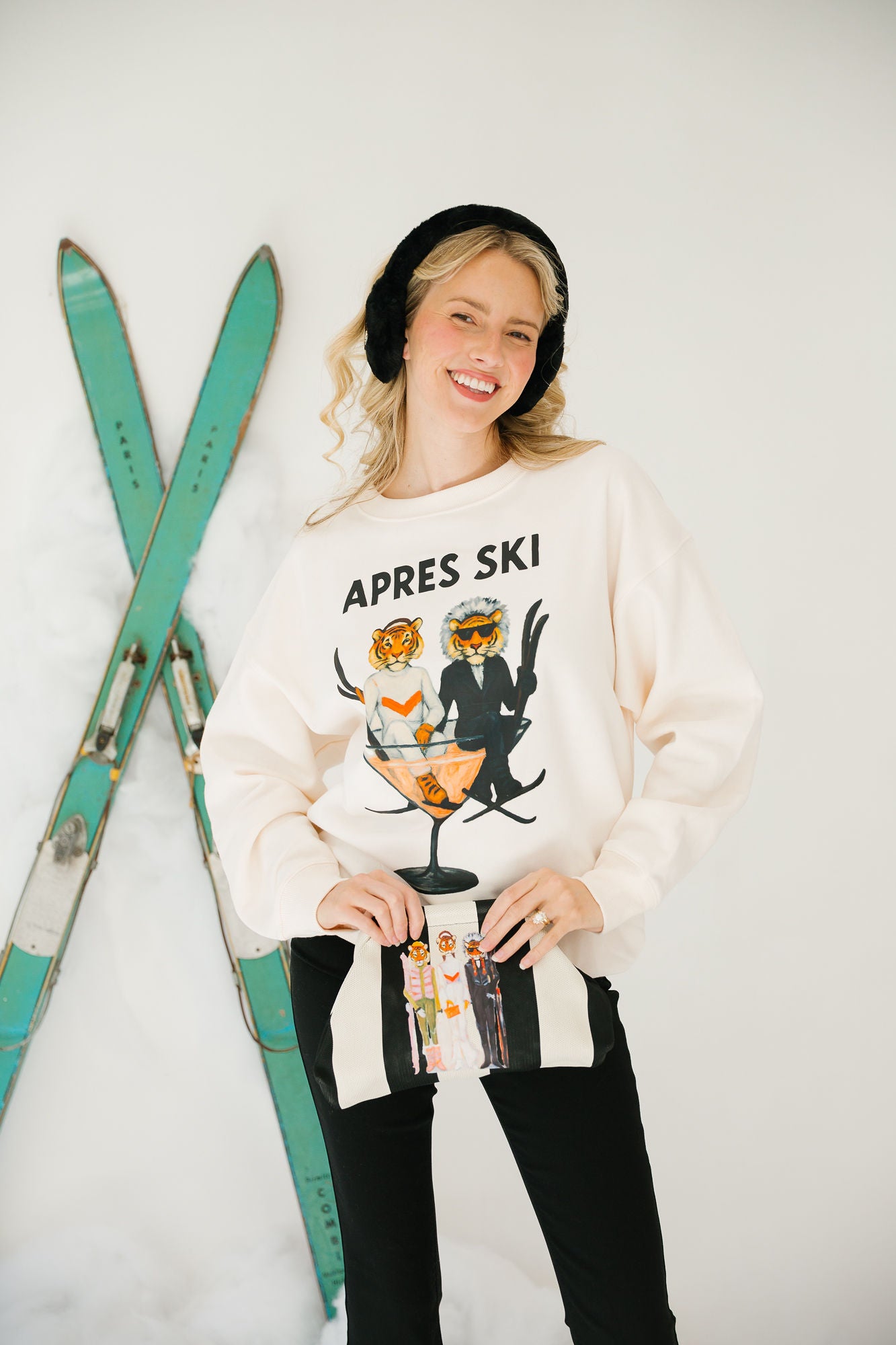 APRÈS SKI TIGER PULLOVER PULLOVER Judith March