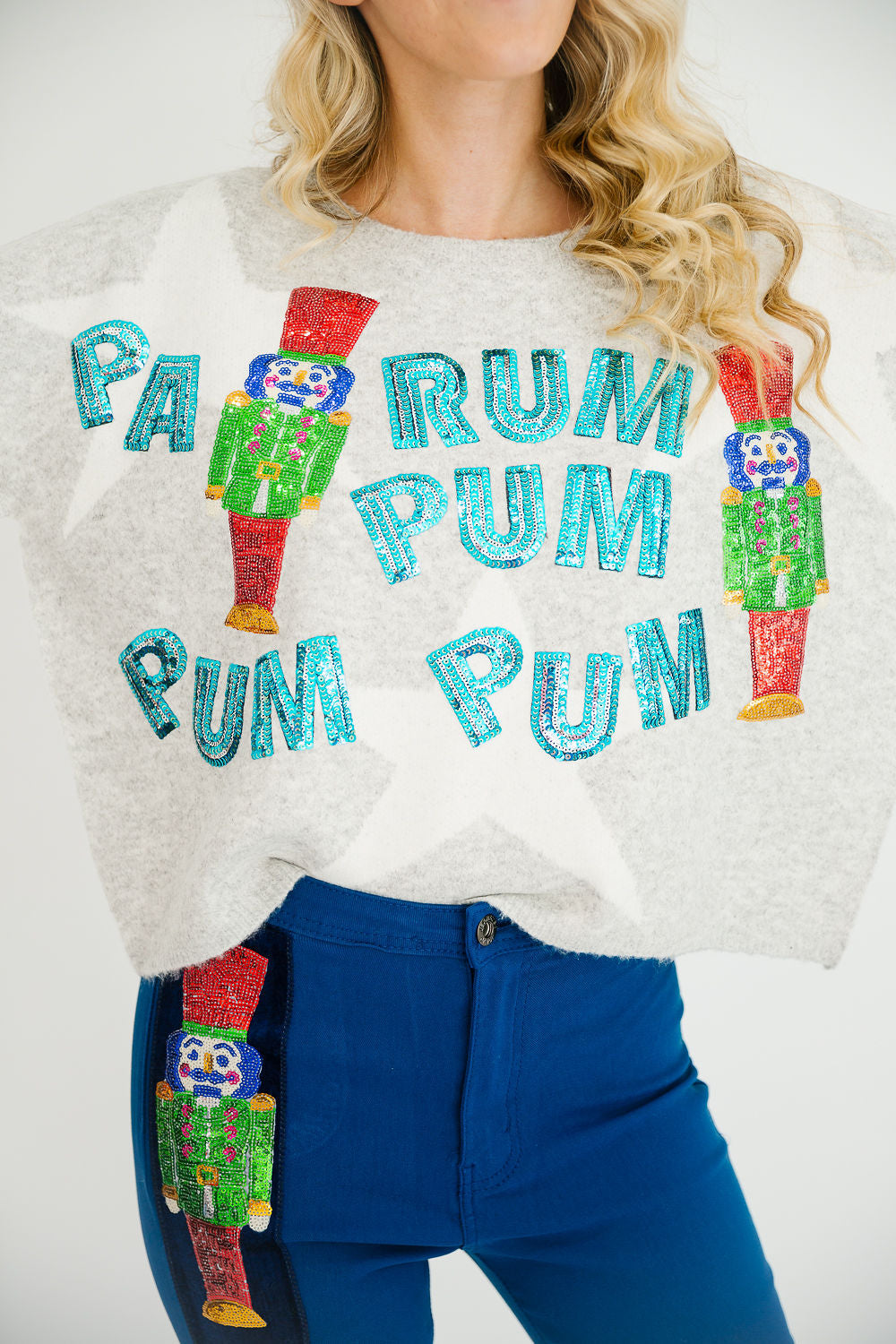 PA RUM PUM PUM PUM STAR SWEATER SWEATER Judith March
