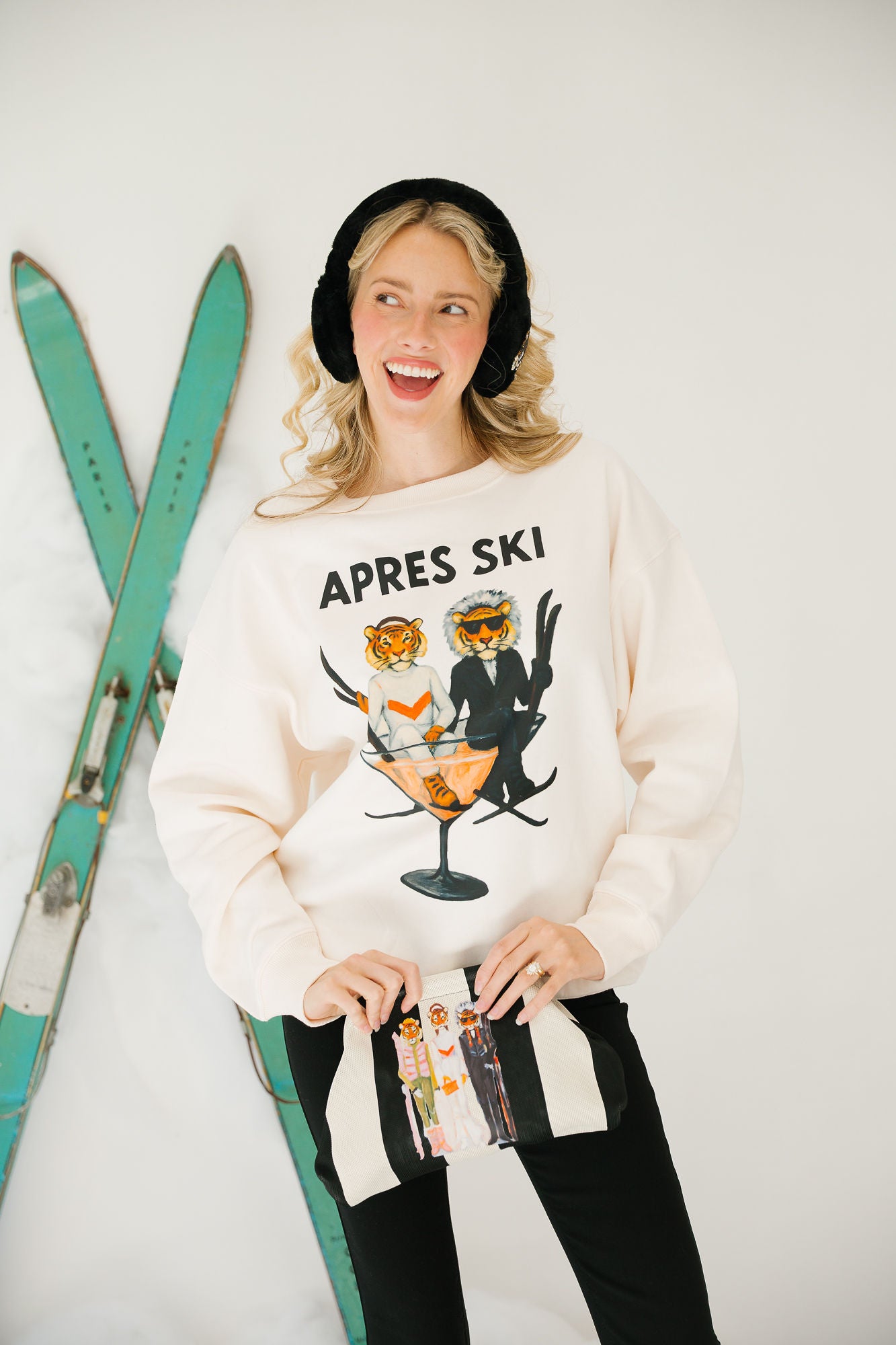 APRÈS SKI TIGER PULLOVER PULLOVER Judith March