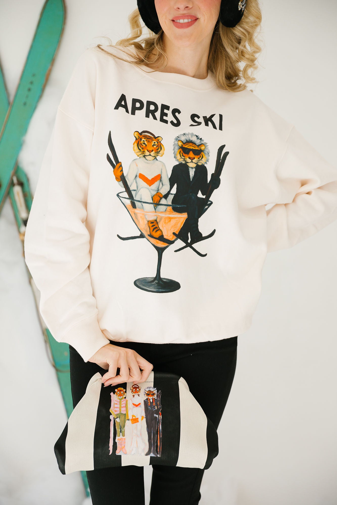 APRÈS SKI TIGER PULLOVER PULLOVER Judith March