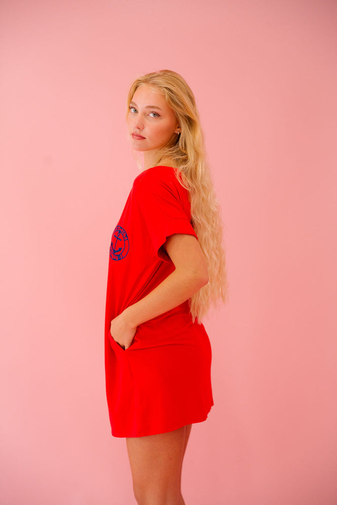 AMERICAN YACHT CLUB COVERUP WITH POCKETS DRESS Judith March