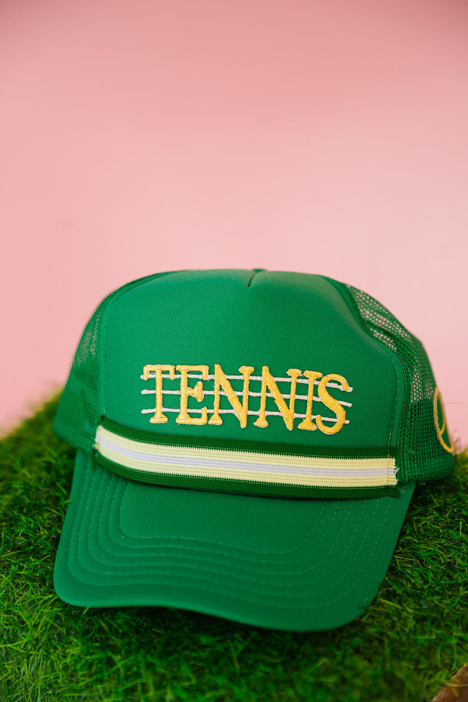 MATCH POINT GREEN TRUCKER HAT (PRE-ORDER) TRUCKER HAT Judith March