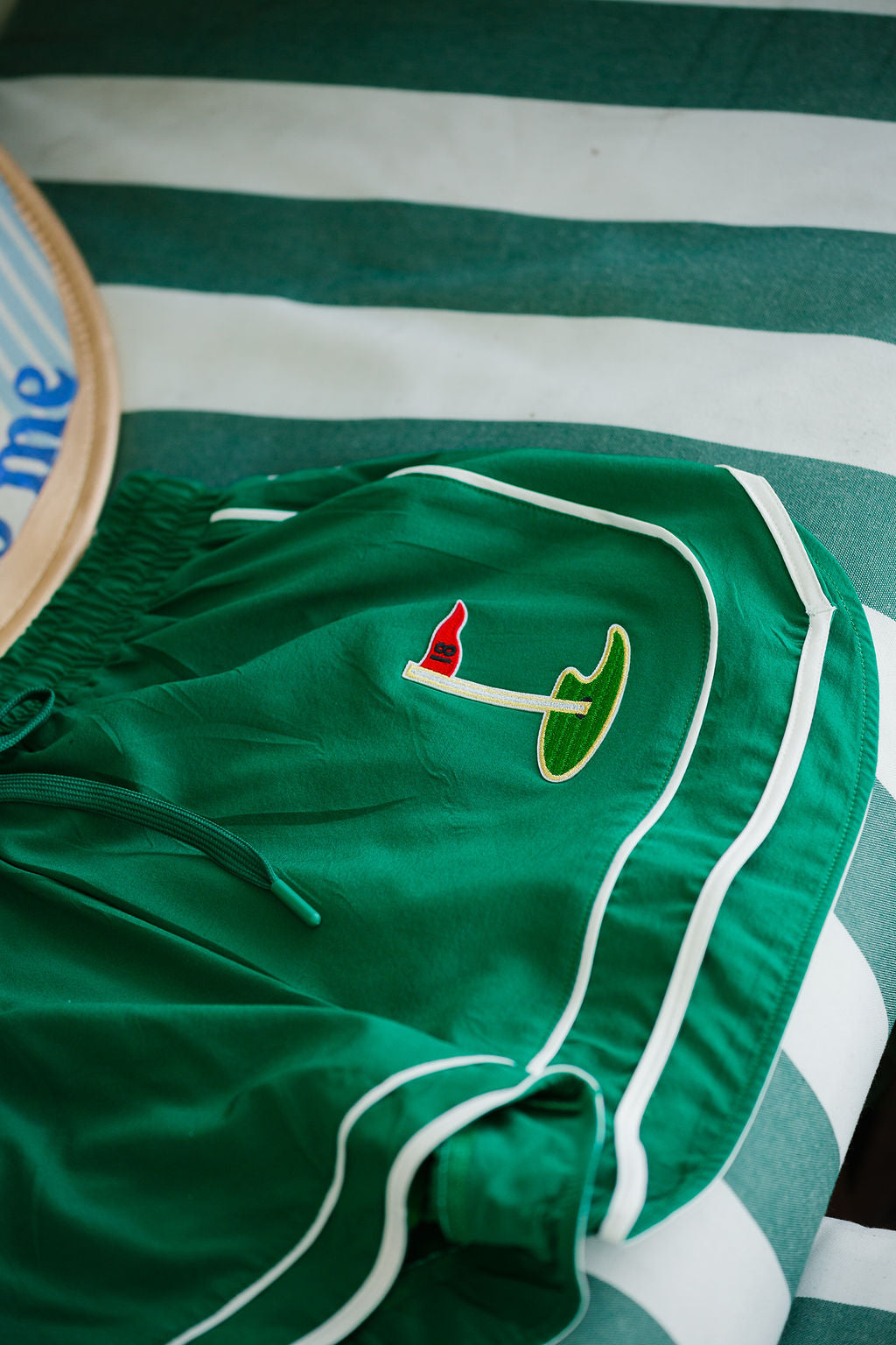 18TH HOLE GREEN ATHLETIC SHORTS SHORTS Judith March