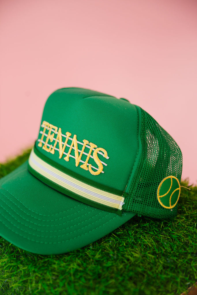 MATCH POINT GREEN TRUCKER HAT (PRE-ORDER) TRUCKER HAT Judith March