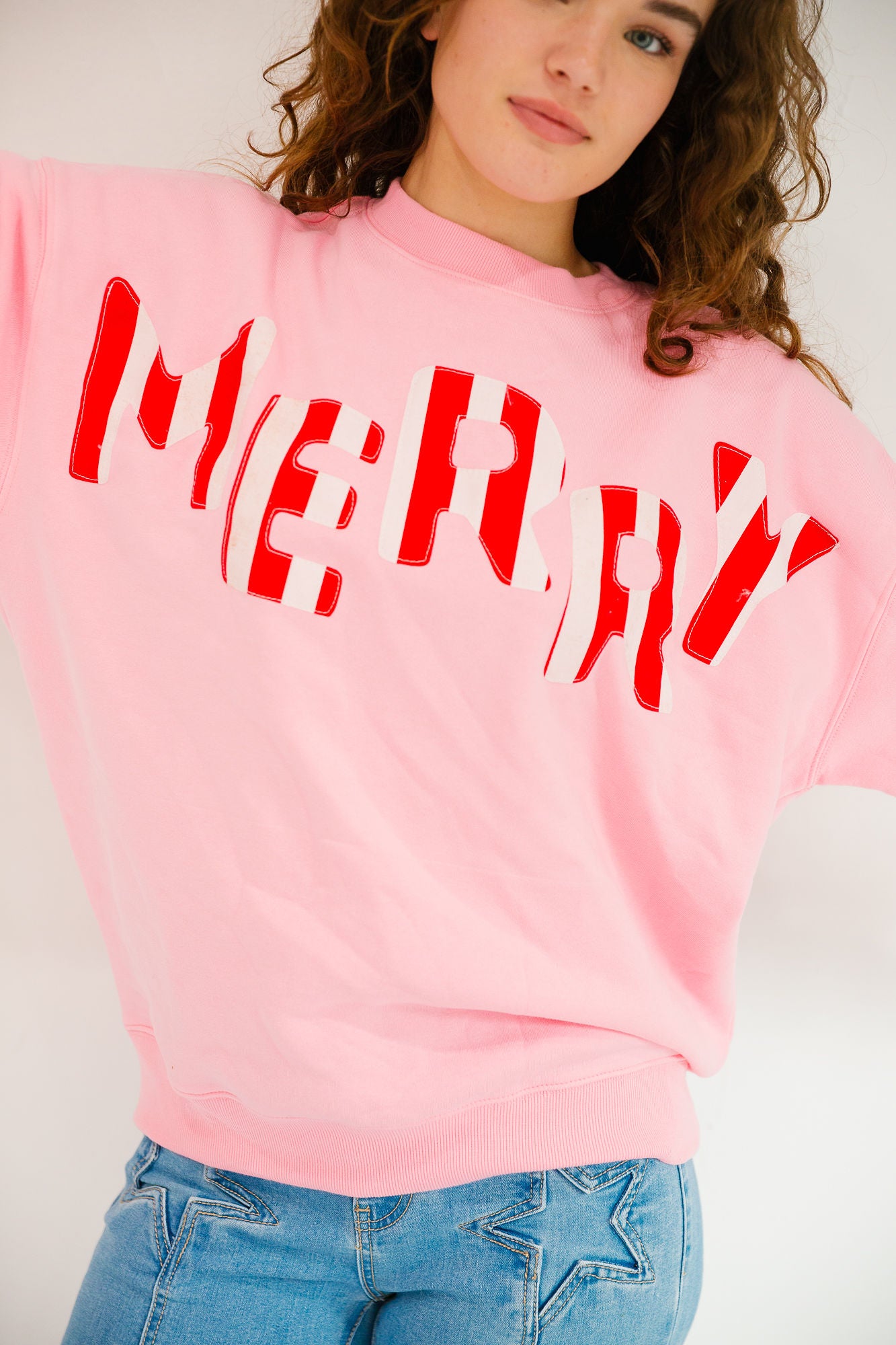 *MERRY PINK PULLOVER - SMALL PULLOVER Judith March