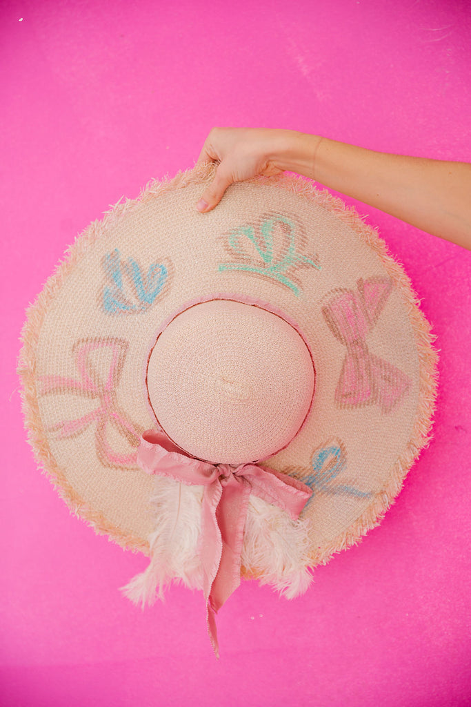 PASTEL BOWS SUN HAT Sun hat Judith March   