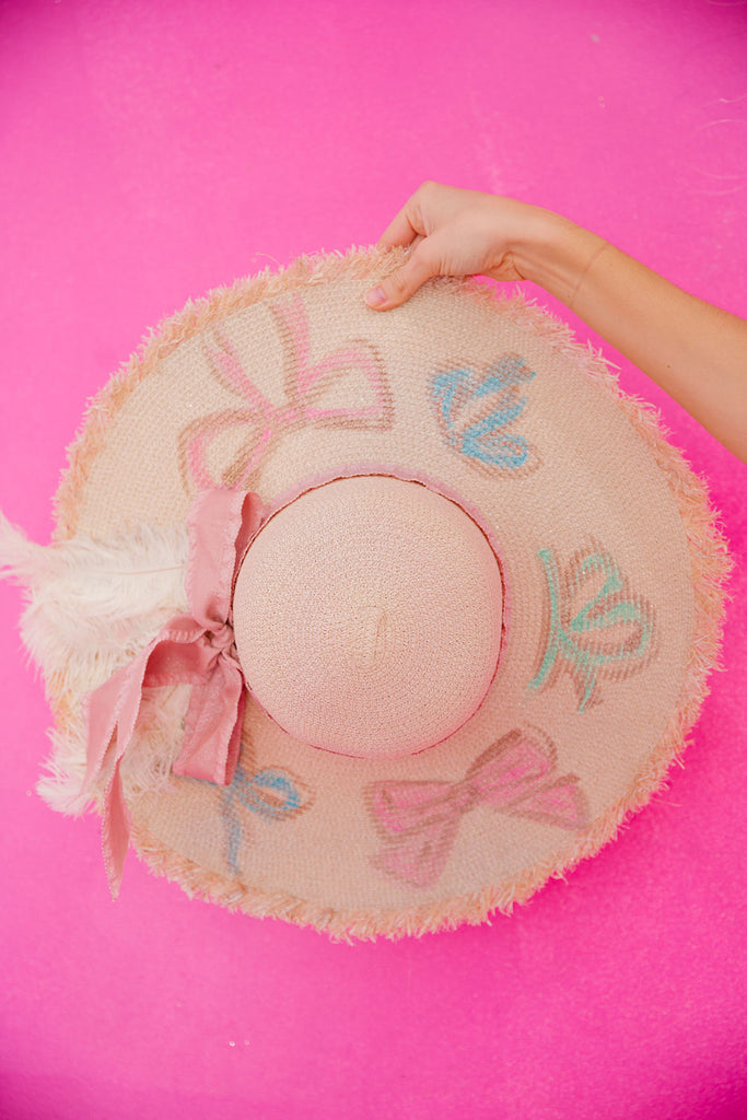 PASTEL BOWS SUN HAT Sun hat Judith March   