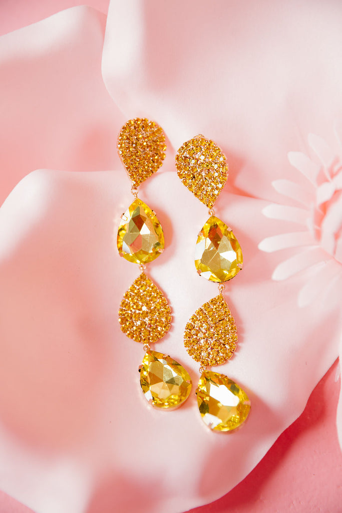 TEARDROP GOLD EARRINGS earrings Judith March   