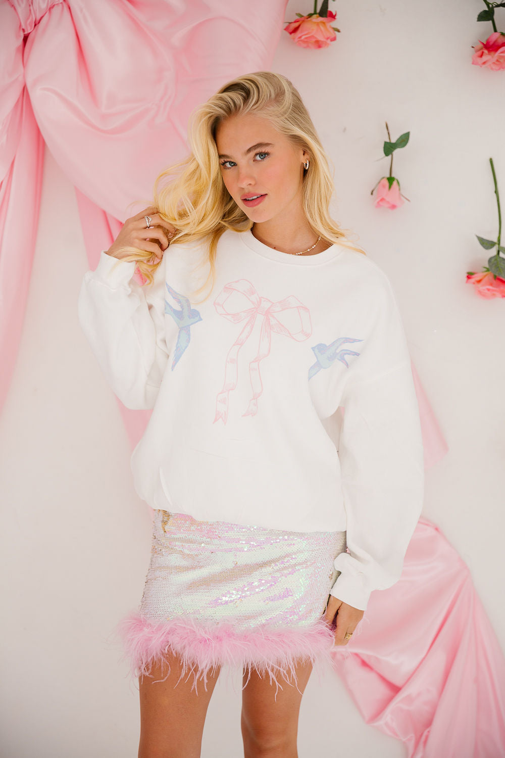 SONGBIRD BOW PULLOVER pullover Judith March   
