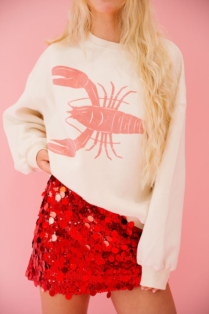 LOBSTER CREAM PULLOVER* pullover Judith March