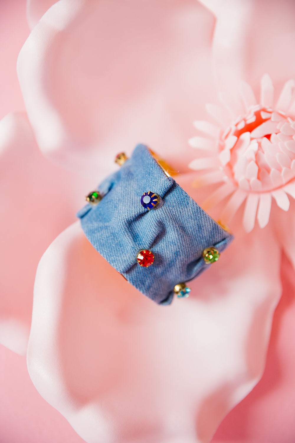 DENIM JEWELS CUFF BRACELET BRACELET Judith March   
