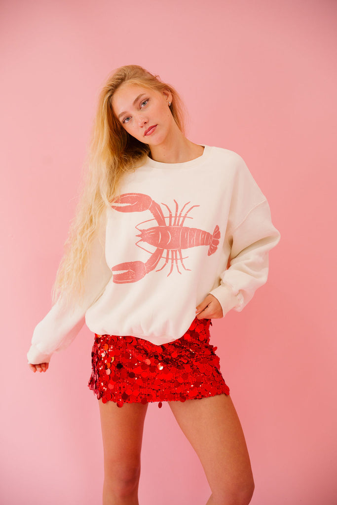 LOBSTER CREAM PULLOVER* pullover Judith March
