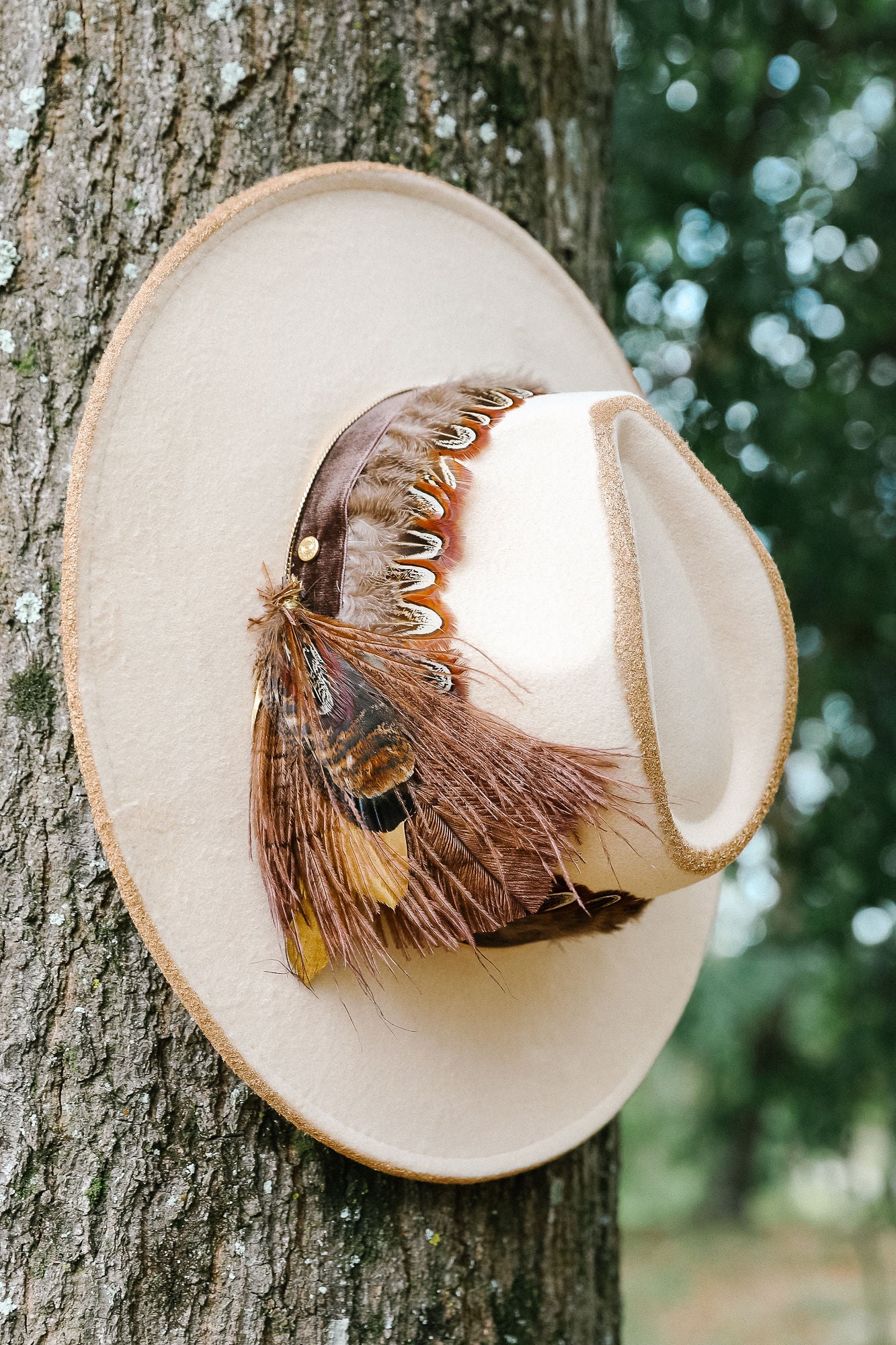 HERE FOR THE TURKEY RANCHER HAT (ONE OF A KIND) RANCHER HAT Judith March