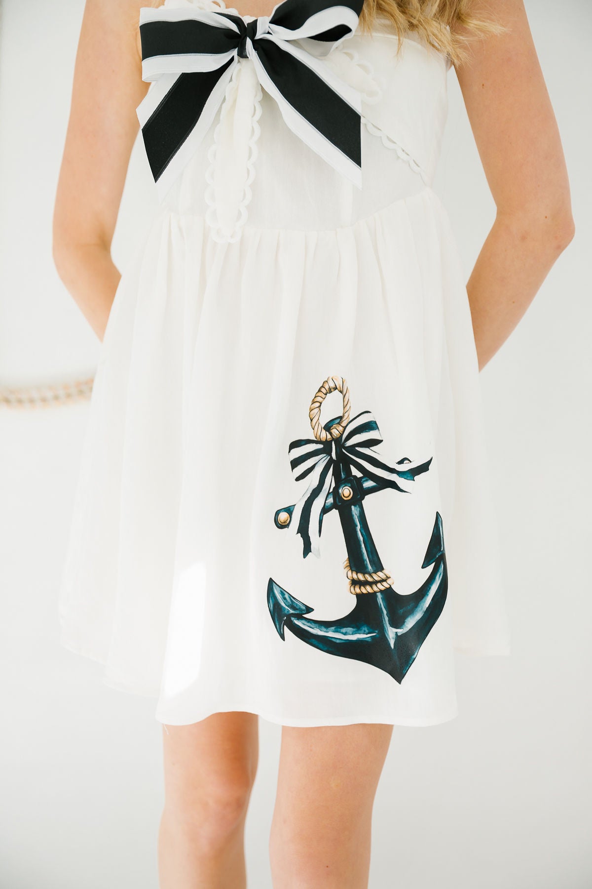 SEAS THE DAY WHITE DRESS DRESS Judith March