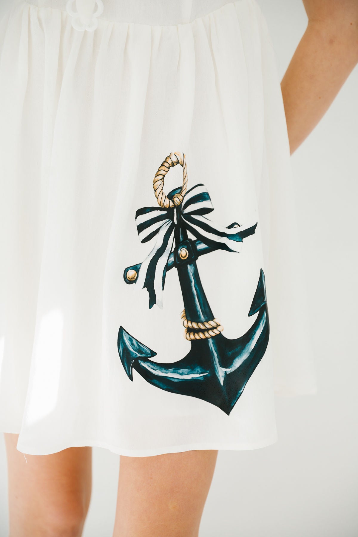 SEAS THE DAY WHITE DRESS DRESS Judith March