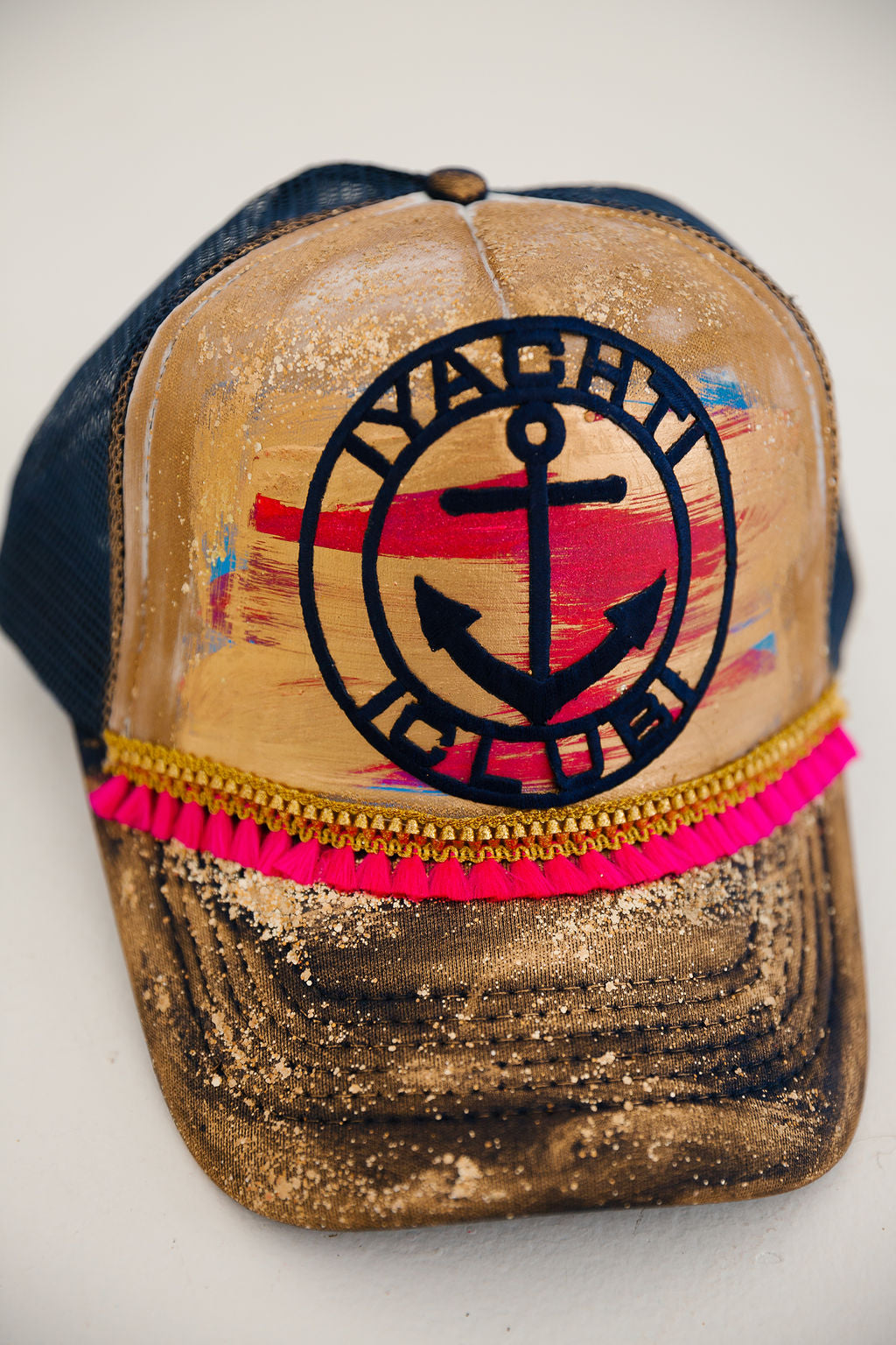 TAKE ME TO PARADISE HATS TRUCKER HAT Judith March YACHT CLUB