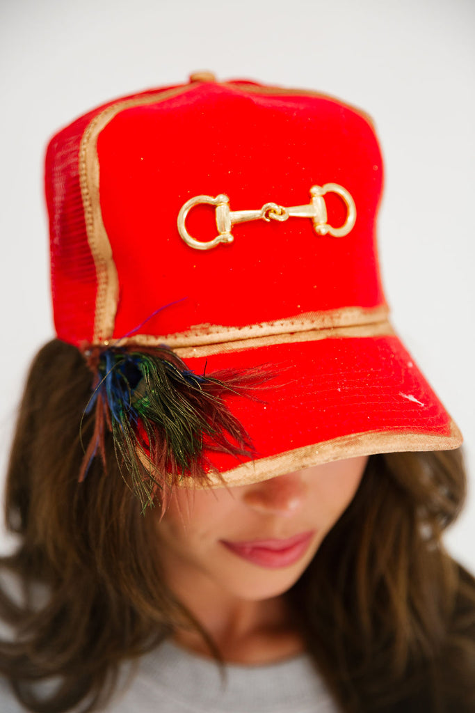 HORSE BIT TRUCKER HATS HAT Judith March