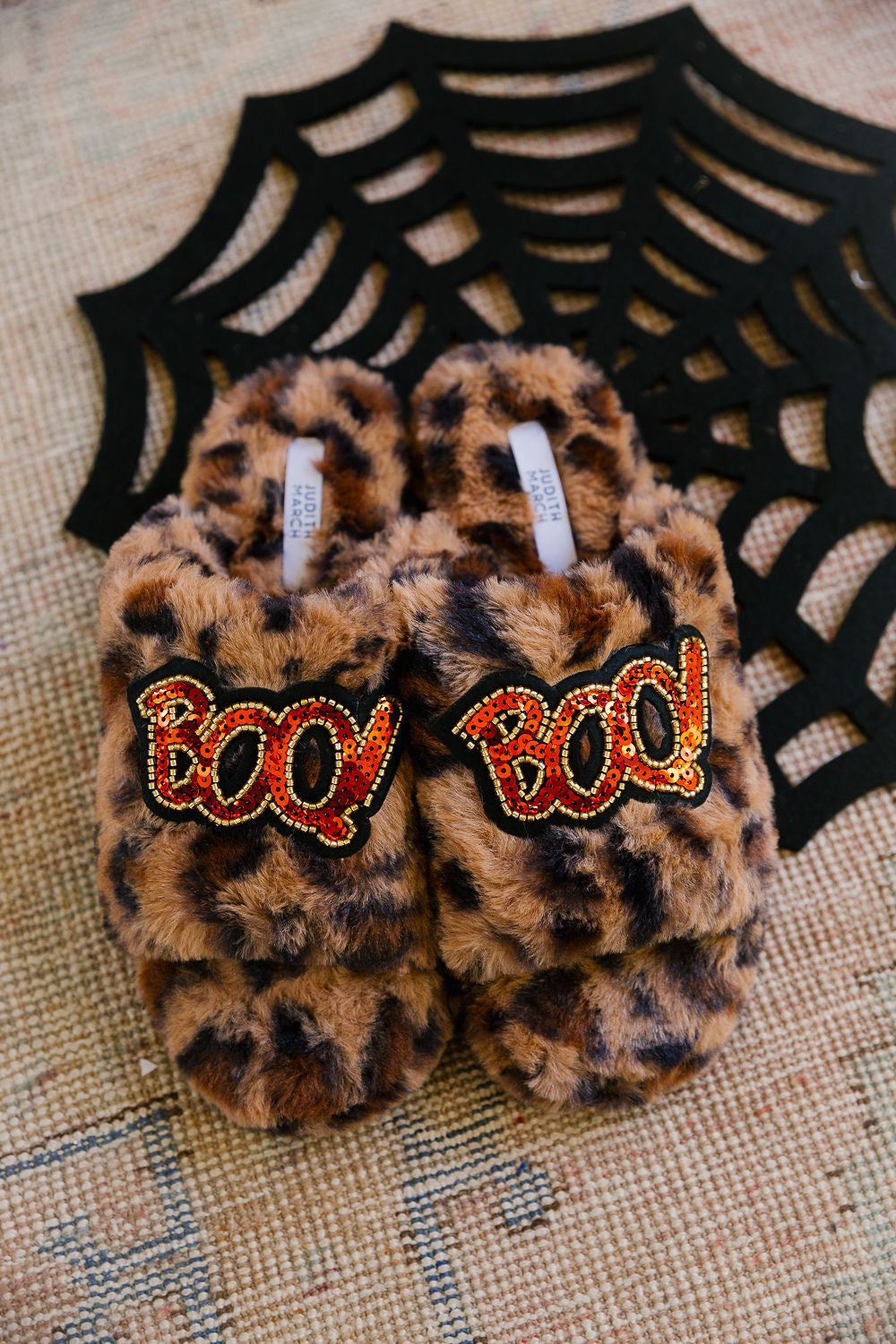 SPOOKY SLIPPERS SLIPPERS Judith March BOO! 6